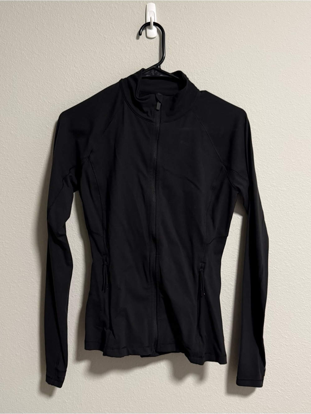 CALIA Black Full-Zip Athletic Jacket